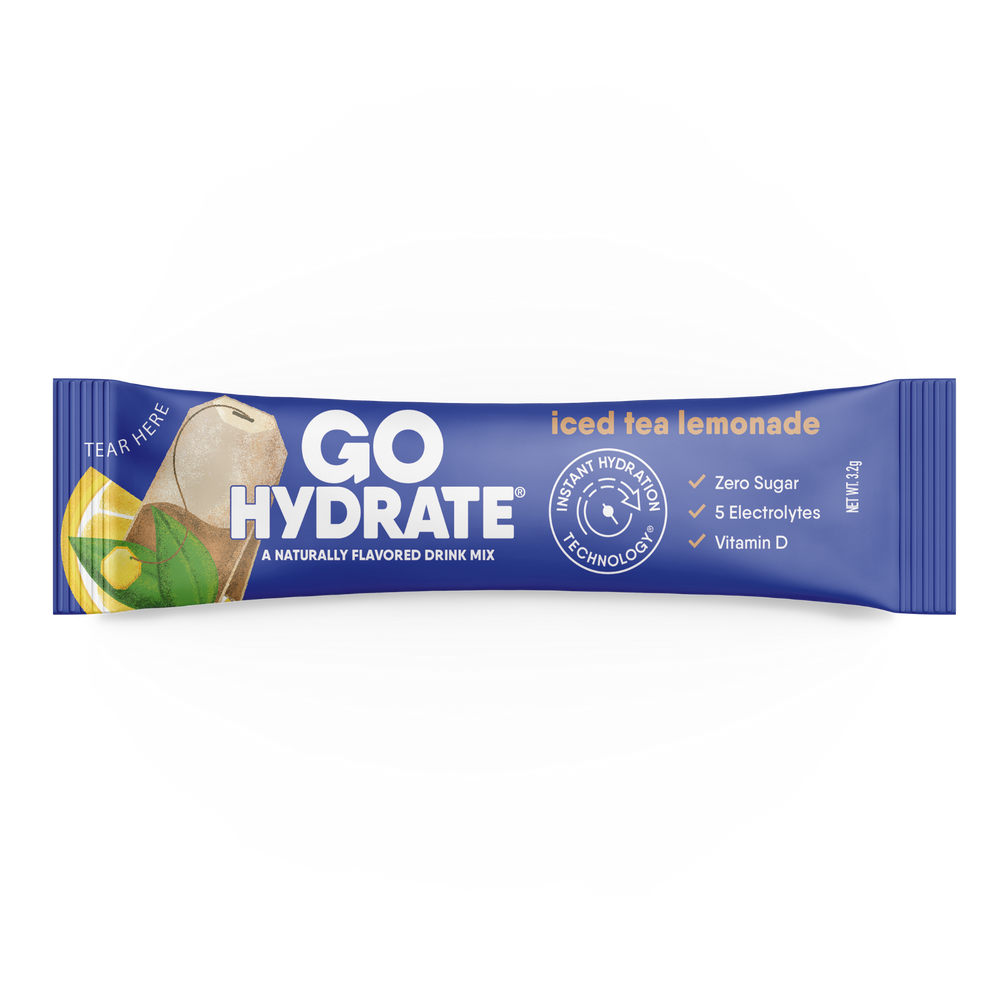Iced Tea Lemonade Electrolyte Packets - Sugar-Free (30ct) – GoHydrate